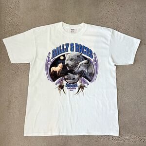 Vintage 2002 Laconia Rally & Races Wolves T-shirt